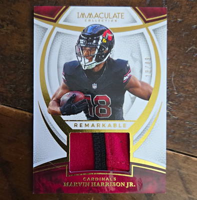 Panini2025 Immaculate Marvin Harrison Jr Remarkable Jerseys RM-MHJ 18/49 Jersey#