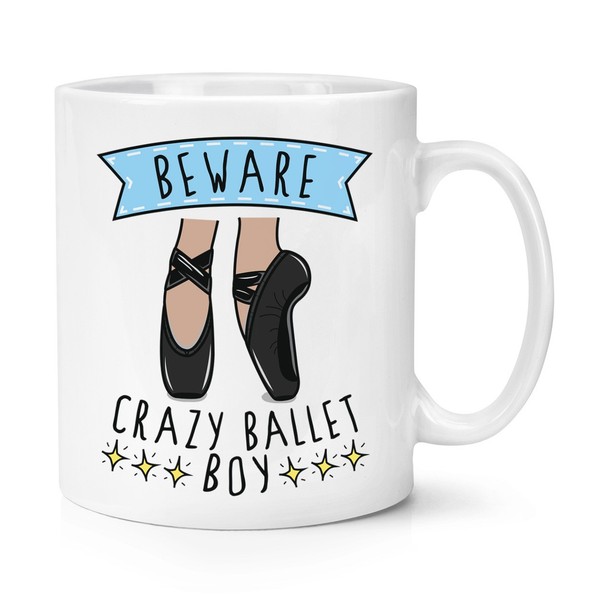 Beware VerrüCkte Ballett Jungen 284Ml Becher Tasse Ballerina Tanzende Lustig-image