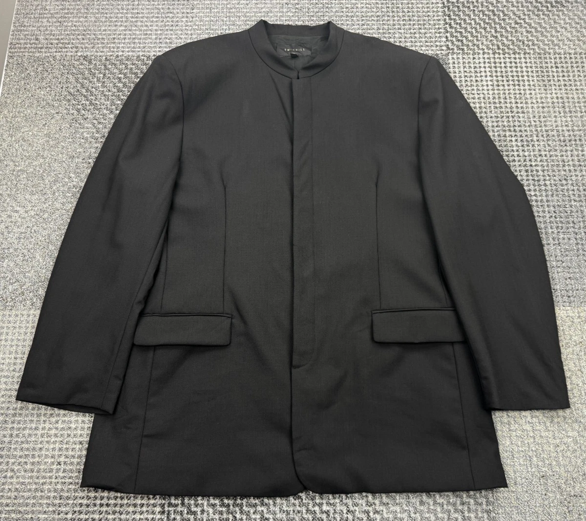 Mens Mandarin Collar Jacket In Men's Coats & Jackets for sale - eBay