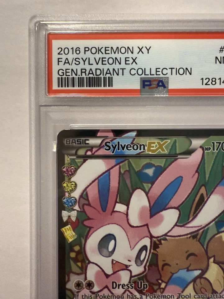 Pokemon GENERATIONS SYLVEON EX Full Art RC32 PSA 8 - Image 2 of 4