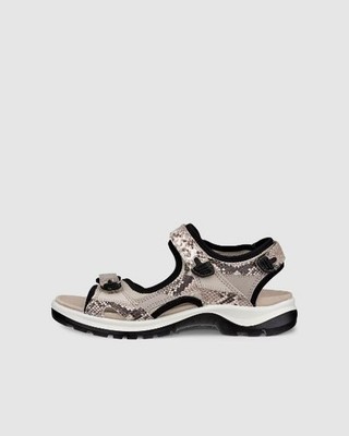 ECCO Women's Offroad Sandals Limited Edition Colorful Leather Hiking Shoes - NEW