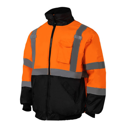 Vendace High Visibility Reflective Safety Jackets For Men Polar Fleece Lining
