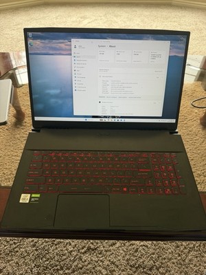 MSI GF75 Thin 10SCXR Gaming Laptop i5-10300H GTX 1650 Ti 8GB RAM 512GB