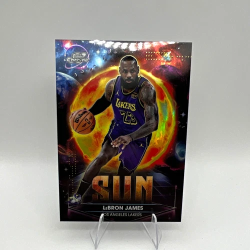 2025 Topps Cosmic Chrome LeBron James Base (RAW)