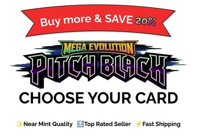 Pokémon TCG Pitch Black Choose Your Card Singles | NM Bulk Discount