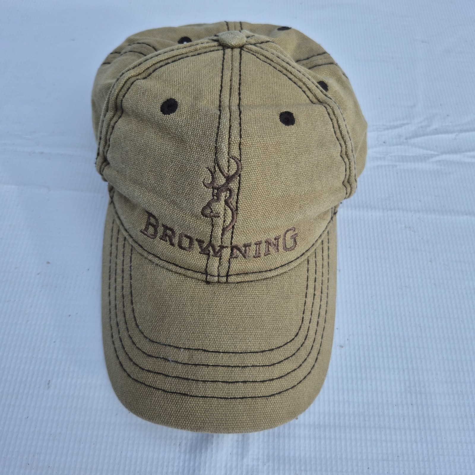 Browning Baseball Cap Beige Hat - image 1