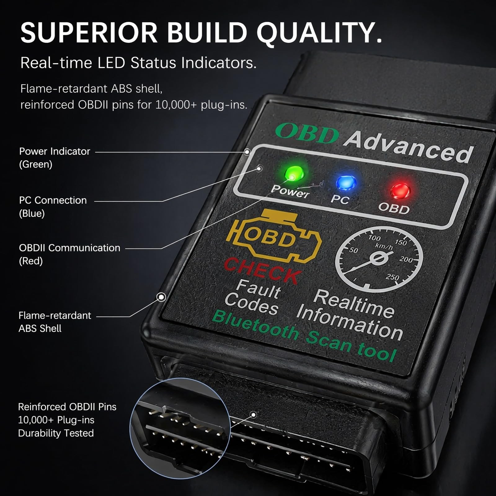 Scanner OBD2 Bluetooth Diagnosi Auto Benzina Diesel iOS Android - Miniatura 19