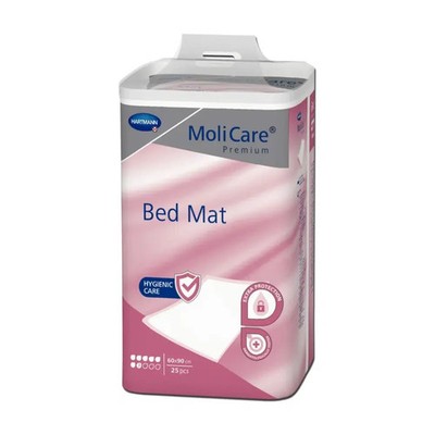 MoliCare Premium Bed Mat Bettschutzunterlage 7 Tropfen -60 x 90 cm | Packung (25