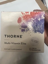 THORNE Multi-Vitamin Elite - Daily Supplement AM & PM, 90 Caps Each EXP: 05/27