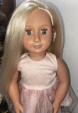 Our Generation Amber , Shiny Blonde hair Spar...