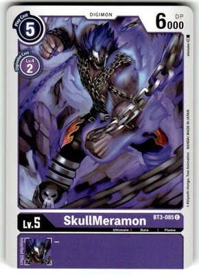 SkullMeramon BT3-085 C Release Special Booster Digimon TCG