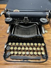 Corona No. 3 Folding Typewriter with Case Great Condition Works thumbnail