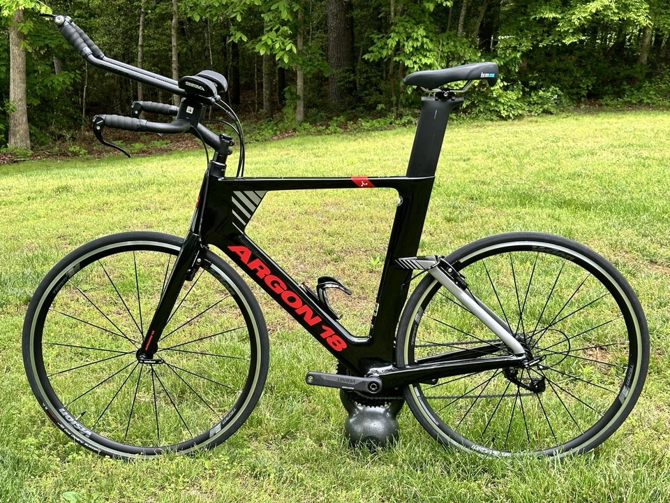 2021 Argon 18 E117 Tri Size XL 61 Carbon Clincher Wheelset TT Triathlon - Image 4 of 4