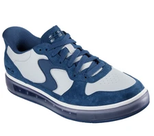 Man Skechers Slip-ins Skech-Air Classic-Quille Shoe 254066 Gray/Blue Brand New