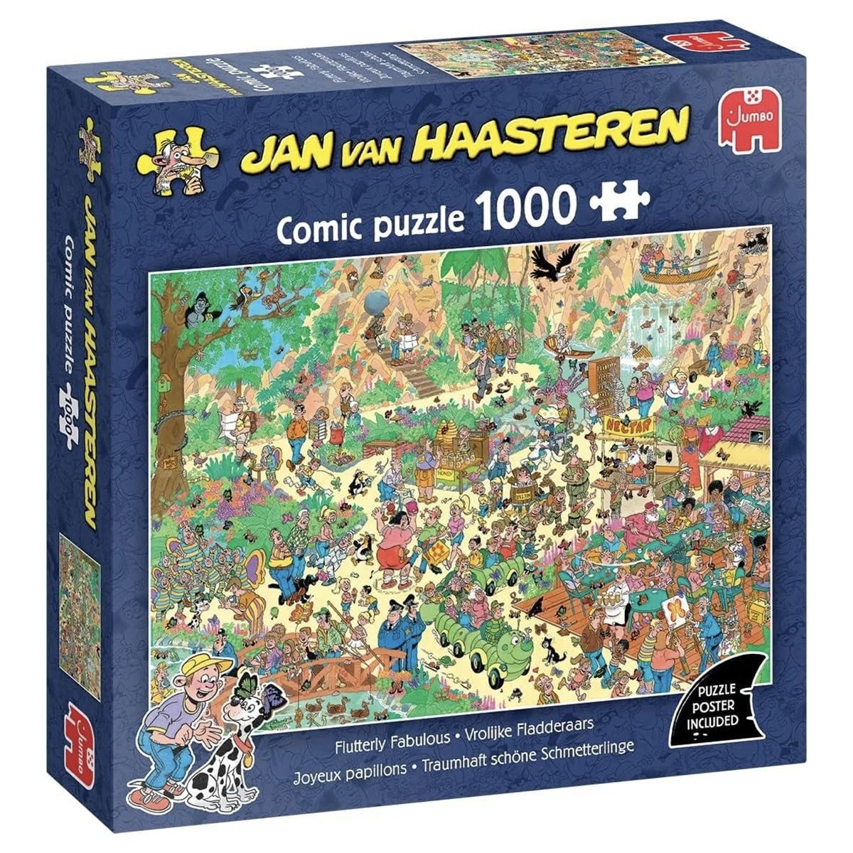 Jan Van Haasteren Flutterly Fabulous Jigsaw Puzzle (1000 Pieces) - Image 2