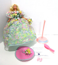 Mattel SPRING BOUQUET Enchanted Seasons Barbie Doll & Accessories 1994 No Box
