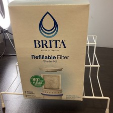 Brita Refillable Filter Starter Kit w/ Reusable Filter Shell 3 Filter Refills