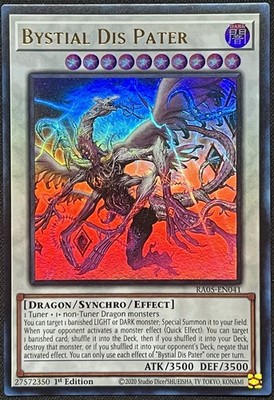 Yu-Gi-Oh! - Bystial Dis Pater - (RA05-EN041) 1st Ed, Ultra Rare, NM