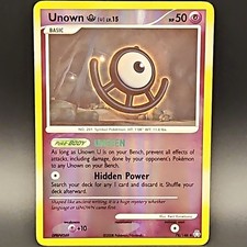 Pokemon TCG Unown (U) Legends Awakened Holo Uncommon Basic HP 50 Eng 2008 78/146 on eBay