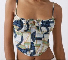 Urban Outfitters Out From Under Patchwork Corset Top Size Small