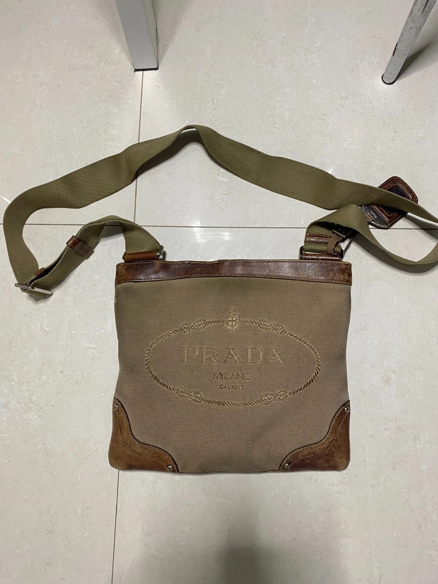 PRADA Messenger Bags for Leather Exterior Women for sale | eBay