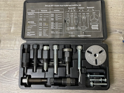 Used MAC Tools # AC20868 Deluxe AC Clutch Hub Pulley and Installer Kit READ