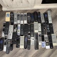 Lot Of 50 Remote Controls Various Brand Cisco Sony Sansui More 9lbs Remotes