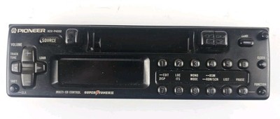 Vintage Pioneer KEH-P4000 Faceplate Only, Super Tuner III Multi-CD
