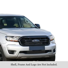 For Ford Ranger 2019-2023 APG 1-Pc Black 8x6 mm Horizontal Billet Bumper Grille