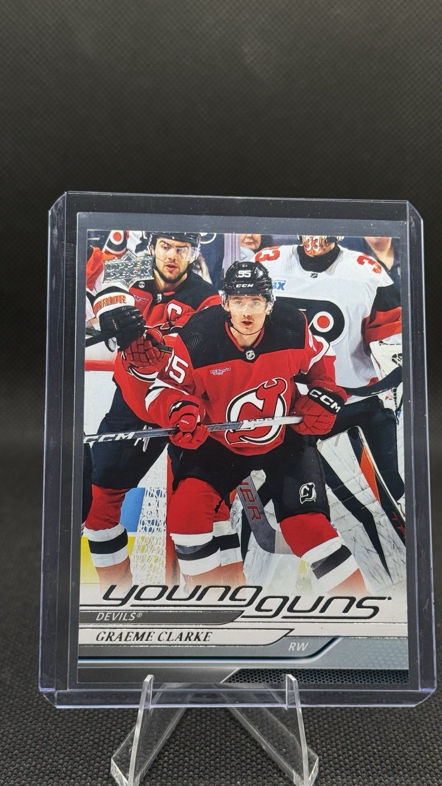 2024-25 Upper Deck Series 1 Graeme Clarke Young Guns #224 RC New Jersey Devils