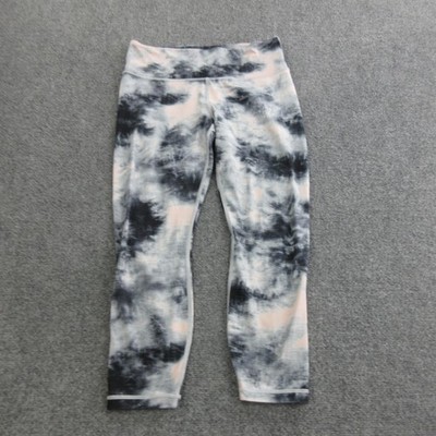 Athleta Leggings Womens MP Black Elation 7/8 Tight Tie Dye Ankle Yoga Gym