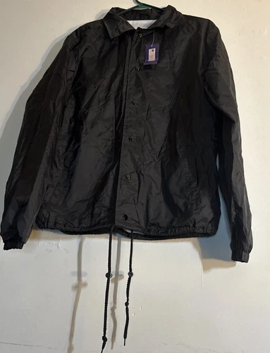 COACH Giacca giacca a vento allenatori marca National Patrol articolo frontale a scatto # 1250