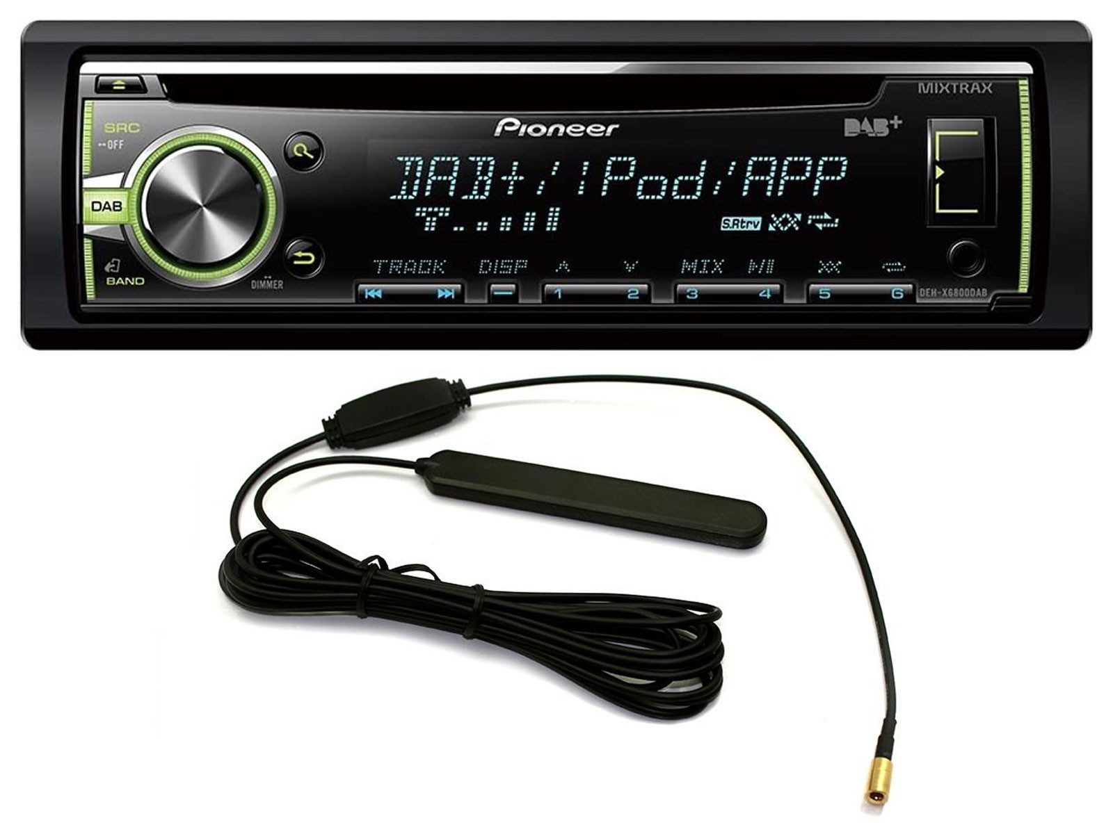 Pioneer DEH-X6800DAB CD/MP3 Car Stereo DAB USB iPod AUX-IN i