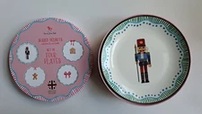Harvest Green Studio Shared Delights Set 4 Plates Christmas Holiday READ
