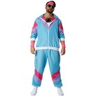 Herrenkostüm Retro Vintage-Trainingsanzug 80er 90er Jahre Jogginganzug Set kult