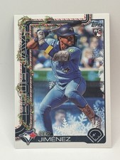 Leo Jimenez 2025 Topps Holiday #H57 Toronto Blue Jays Baseball Card RC
