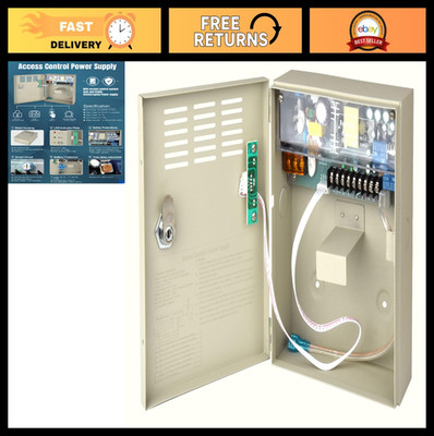 Universal UPS Power Supply for Door Access Control System, AC 110-240V to DC 12V