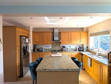 Solid Oak Fitted Kitchen Pre-Owned - Very Good Condition