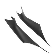 2Pcs Car Door Handle Cover Interior Door Pull Handles Protective Black