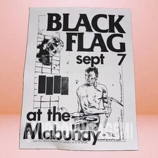 Black Flag Concert Flyer (Mabuhay Gardens on September 7th, 1979)
