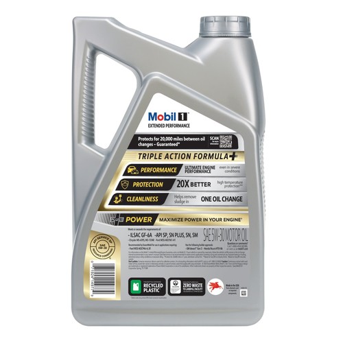 (2 pack) Mobil 1 Extended Performance Full Synthetic Motor Oil 5W-30, 5 Quart - Picture 5 of 11