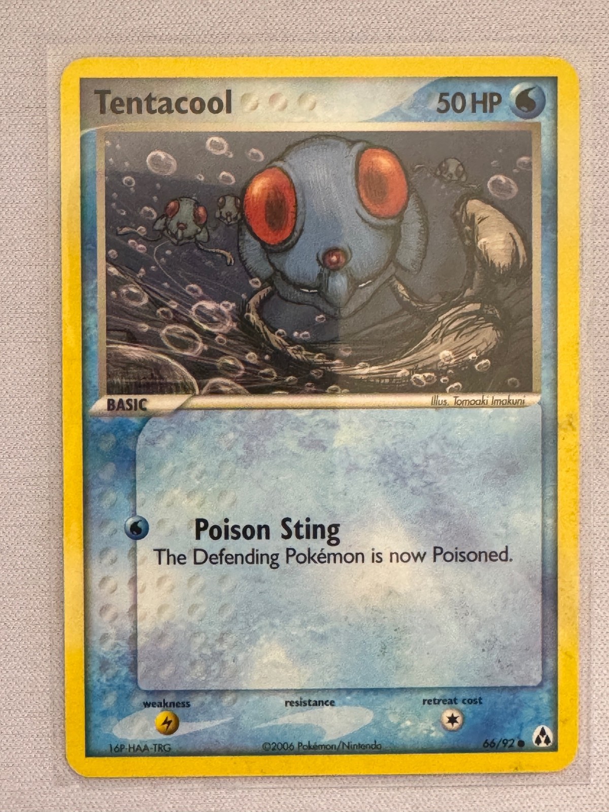 Tentacool 66/92 Common Legend Maker Pokemon Near Mint