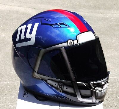 New York Giants NFL Custom Painted motorcycle helmet! | eBay