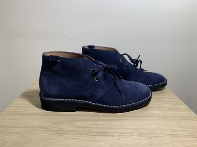 Polo Ralph Lauren Talan Chukka Boots Men’s 10.5 Navy Suede Leather Lace Up Amazon.com | Polo Ralph Lauren Talan Suede Chukka Boot Green  main image 2