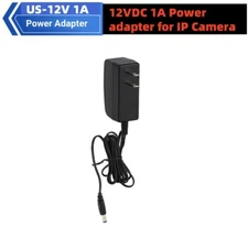 High quality 12V 1A Power Supply for IP Camera Computer power adapter 12V DC US