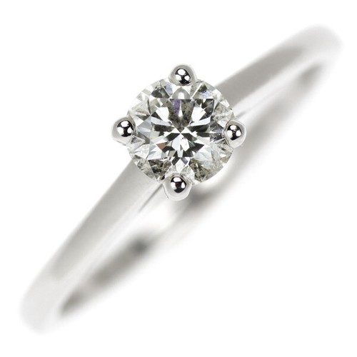 De Beers Pt950 diamond ring - Auth free shipping from Japan- Auth SELBY_JAPAN
