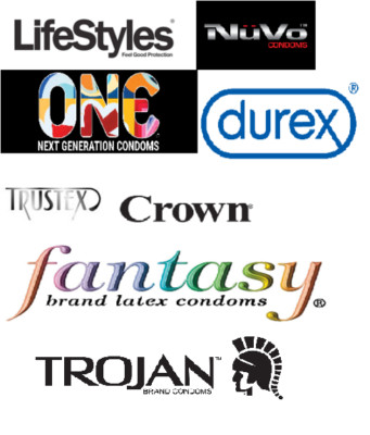 100 Condoms Pack - Lifestyle, Trustex, One, Crown, NuVo, Fantasy, Trojan - BOXED