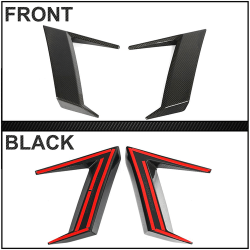 For Benz G Wagon W463 W464 G500 G63 Real CARBON Side Fender Vent Splitters - Picture 10 of 11