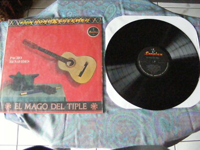Pacho Benavides  ''El Mago Del Tiple'' 11 Songs On Sonolux Records. In V/G+. Latin