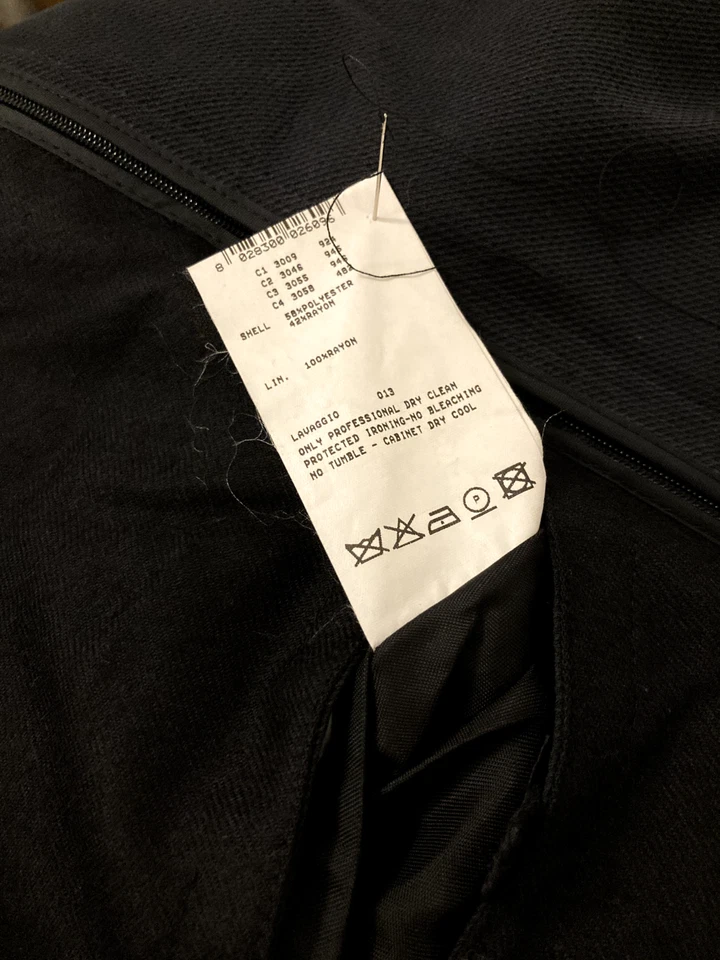 Cool Mens Allegri Navy Blue Jacket Coat Trench Coat Large Made in Italy - Image 4 of 4